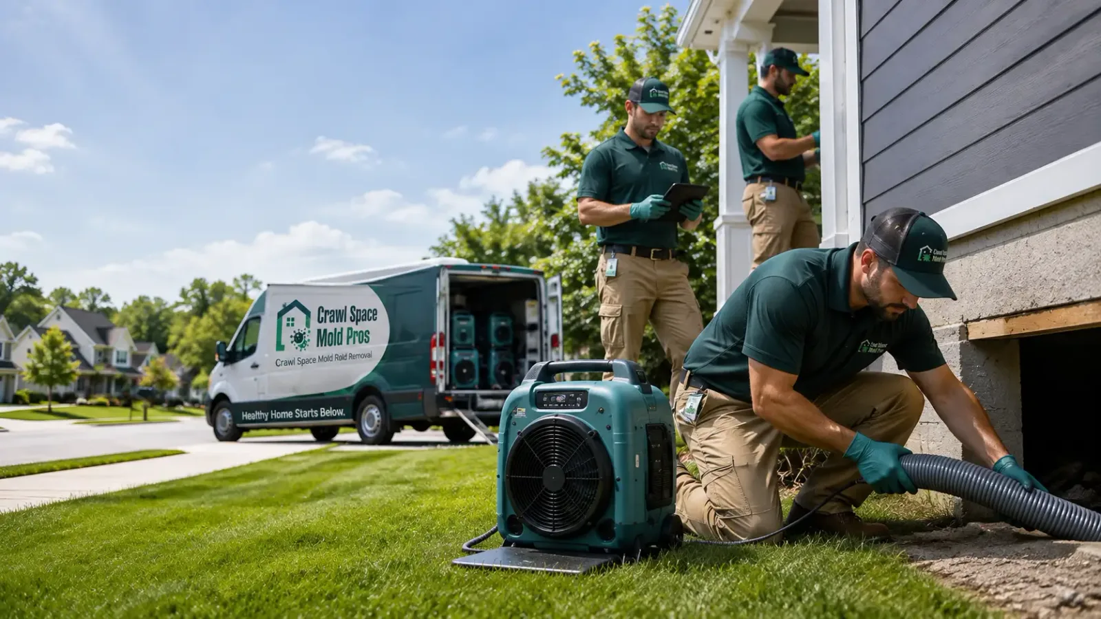 Crawl Space Mold Removal in Sheldon, IA